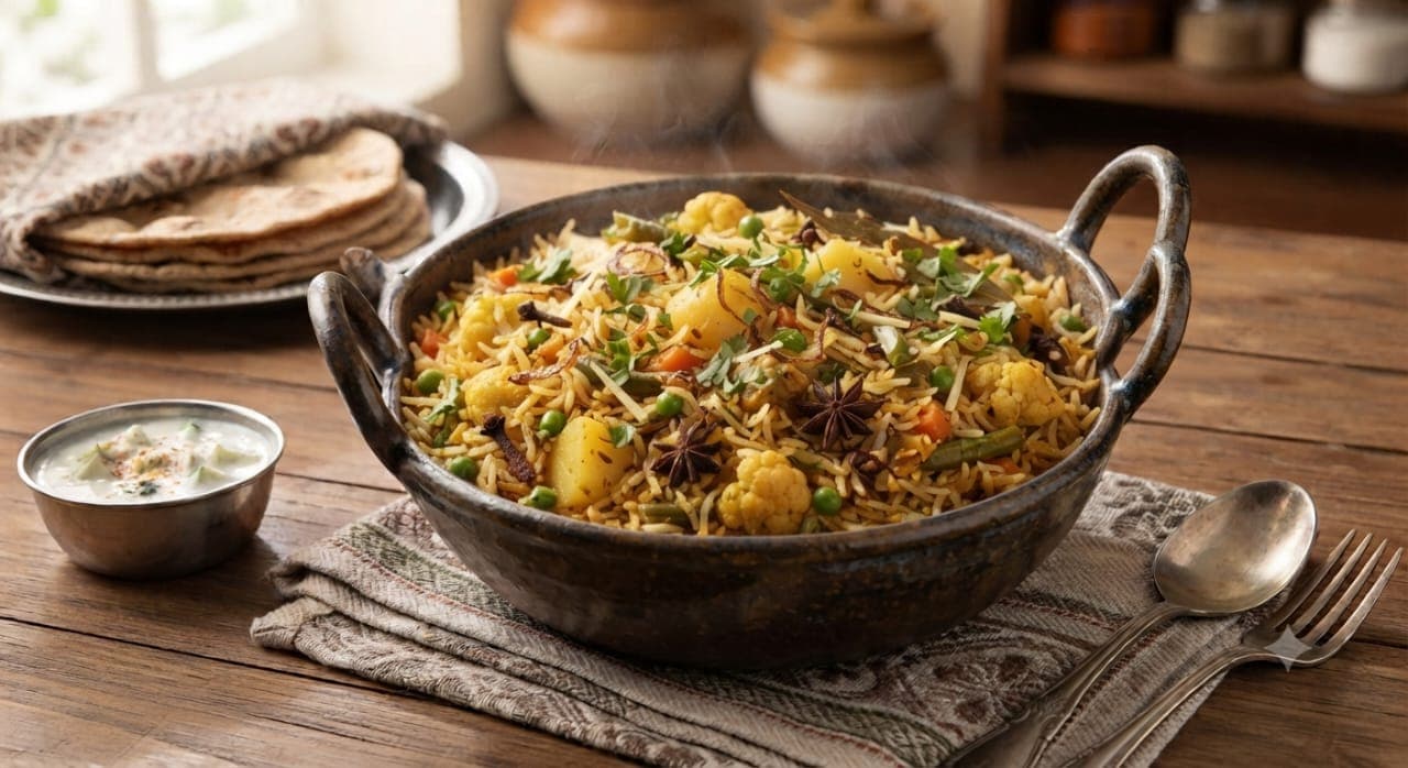 Tehri (Spiced Vegetable Rice)