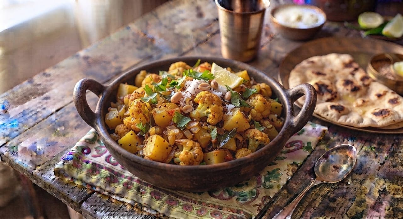 Flower Bhaji (Cauliflower Sabzi)