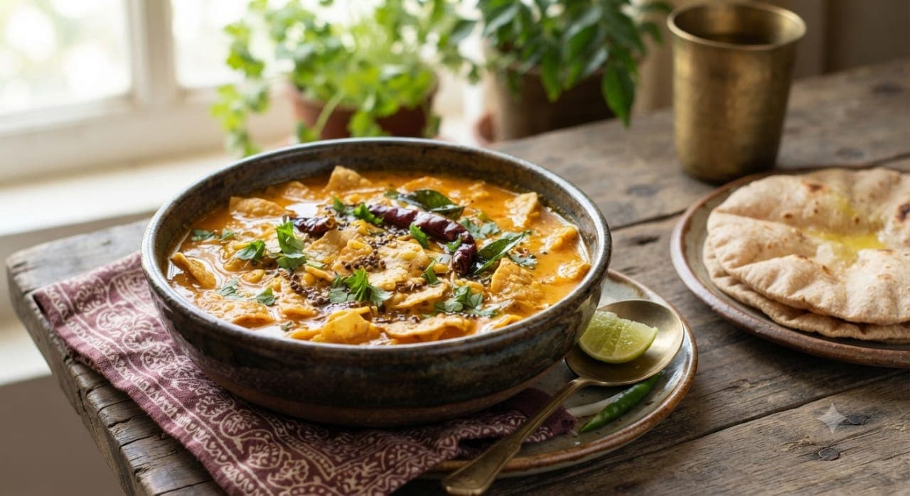 Papad Ki Sabji
