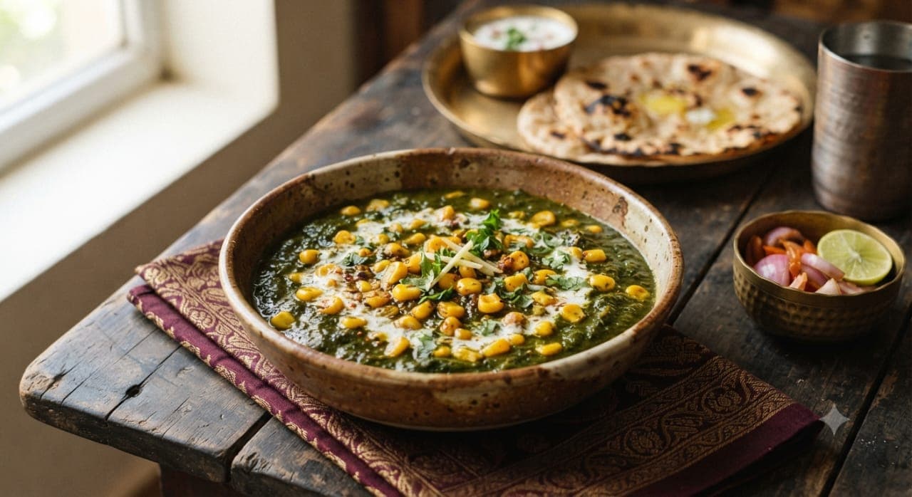 Palak Corn