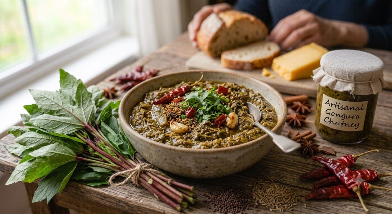 Gongura (Sorrel Leaf) Chutney